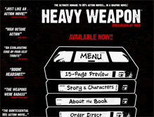 Tablet Screenshot of heavy-weapon.com